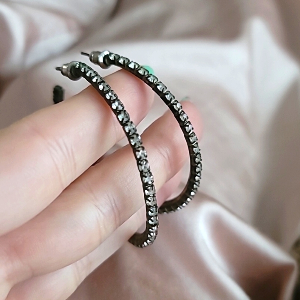 1 1/2 inch Hoop Earrings